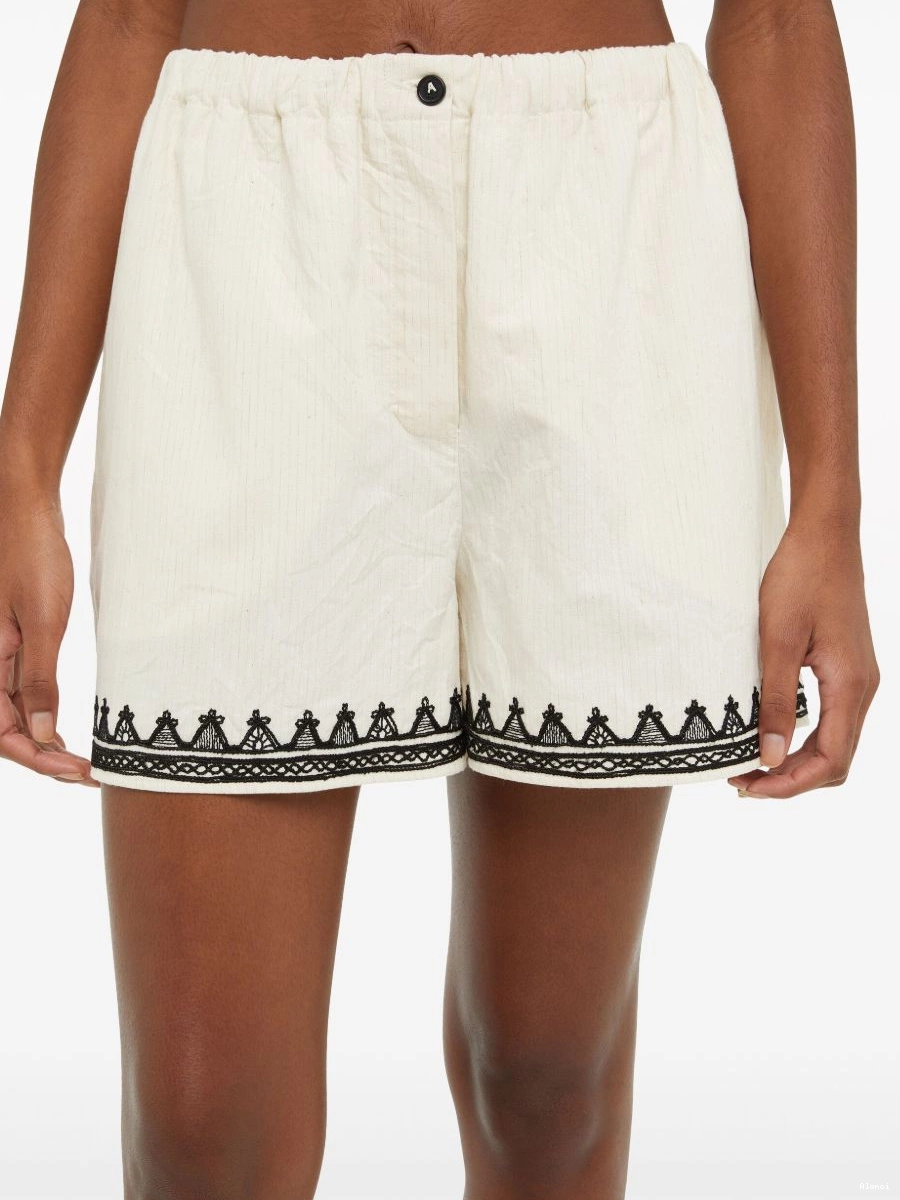 Cheap Women shorts Akasha Alanui cotton-blend 0809